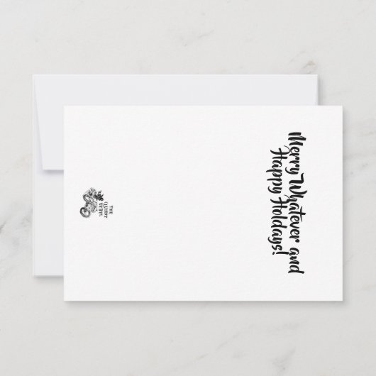 公正な休日 サンキューカード (裏面)