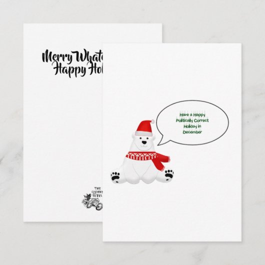 公正な休日 サンキューカード (正面/裏面)