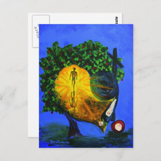 公正な愛郵便はがき ポストカード (正面/裏面)