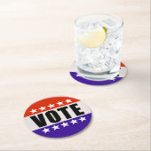 公正な投票ラウンドのコースター ラウンドペーパーコースター (インサイチュ)