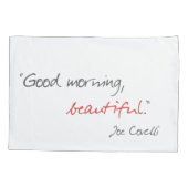 公正のからのジョーCovelliの引用文によってはシリーズが呼吸します 枕カバー (裏面)