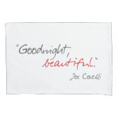 公正のからのジョーCovelliの引用文によってはシリーズが呼吸します 枕カバー (正面)