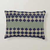 公正アーガイルisseamless pattern designabstract,  アクセントクッション (裏面)