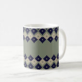 公正アーガイルisseamless pattern designabstract, コーヒーマグカップ (正面右)
