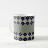 公正アーガイルisseamless pattern designabstract, コーヒーマグカップ (正面左)