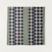 公正アーガイルisseamless pattern designabstract,  タペストリー (正面(横))