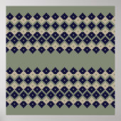 公正アーガイルisseamless pattern designabstract, ポスター (正面)