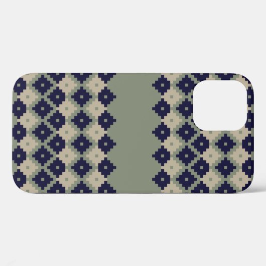 公正アーガイルisseamless pattern designabstract,  Case-Mate iPhoneケース (裏面 (横))