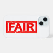 公正スタンプ iPhone 15ケース (裏面横)