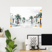 公正想像で平和で天国の場所#1 ポスター (ホームオフィス)