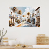 公正想像で平和で天国の場所#2 ポスター (キッチン)