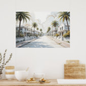 公正想像で平和で天国の場所#3 ポスター (キッチン)