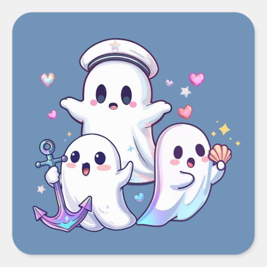 公海を忘れて！ スクエアシール (正面)