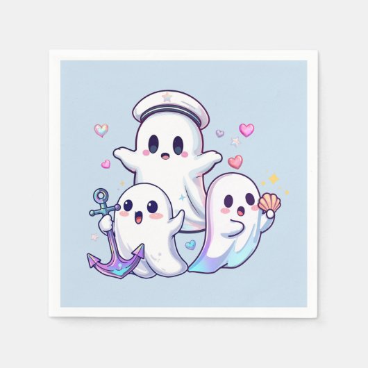 公海を忘れて！ スタンダードカクテルナプキン (正面)