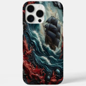 公海を航行する船舶の詳細な技芸 Case-Mate iPhoneケース (裏面)