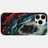 公海を航行する船舶の詳細な技芸 Case-Mate iPhoneケース (裏面 (横))