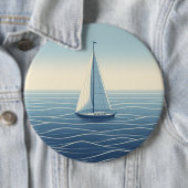 公海上の帆船 缶バッジ (インサイチュ)