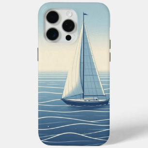 公海上の帆船 iPhone 15 PRO MAXケース
