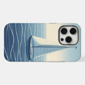 公海上の帆船 iPhoneケース (裏面横)