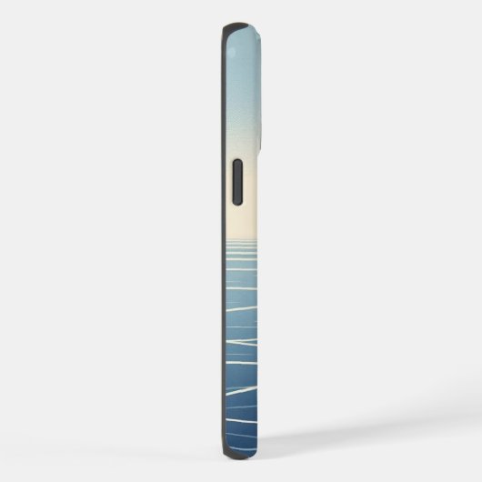 公海上の帆船 iPhoneケース (右側面)