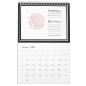 公海上の海賊船 カレンダー (1月 2027)