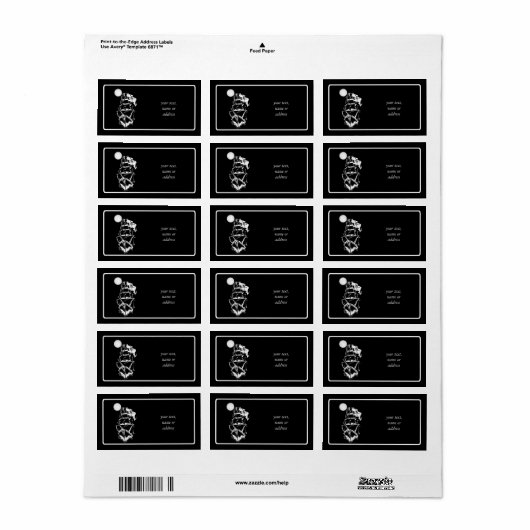 公海上の海賊船 ラベル (フルシート)