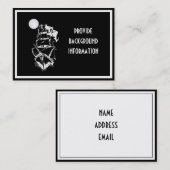 公海上の海賊船 名刺 (正面/裏面)