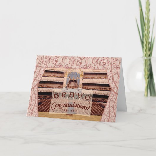 公演おめでとう カード (正面)