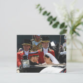 公爵とサセックス公爵夫人の馬車が閉まった ポストカード (スタンド正面)