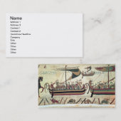 公爵ウィリアムおよび彼の艦隊はPeにチャネルを交差させます 名刺 (正面/裏面)