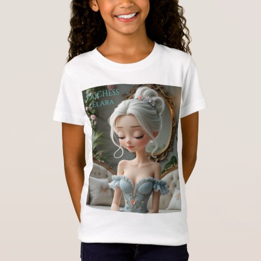 公爵夫人エララ:優雅なエレガンス Tシャツ (正面)