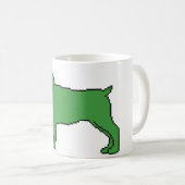 公爵犬事実上ペット コーヒーマグカップ (正面右)