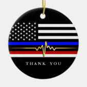 公益事業三連旗 |愛国国旗 セラミックオーナメント (正面)