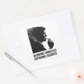 公益通報者のステッカーセット スクエアシール (封筒)