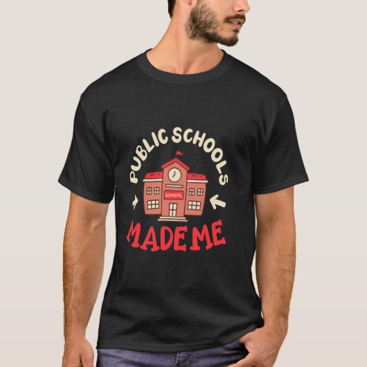 公立の学校に入って来た Tシャツ (正面)