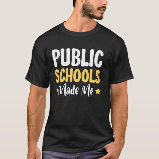 公立の学校に入って来た Tシャツ (正面)