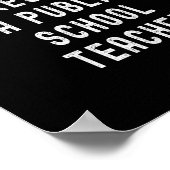 公立学校の先生を侮るなかれ モチベーション ポスター (角)
