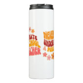 公立学校の先生を過小評価しない タンブラー (裏面)