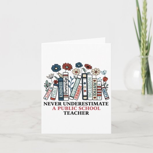 公立学校の先生ハリス カード (正面)