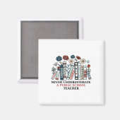 公立学校の先生ハリス マグネット (正面/裏面)