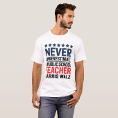 公立学校の先生ハリス Tシャツ (正面フル)