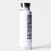 公立学校の先生リノカット ウォーターボトル (右面)