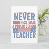 公立学校の先生ワルツを過小評価しない サンキューカード (スタンド正面)