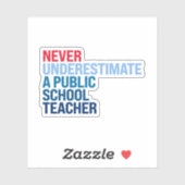 公立学校の先生 シール (シート)