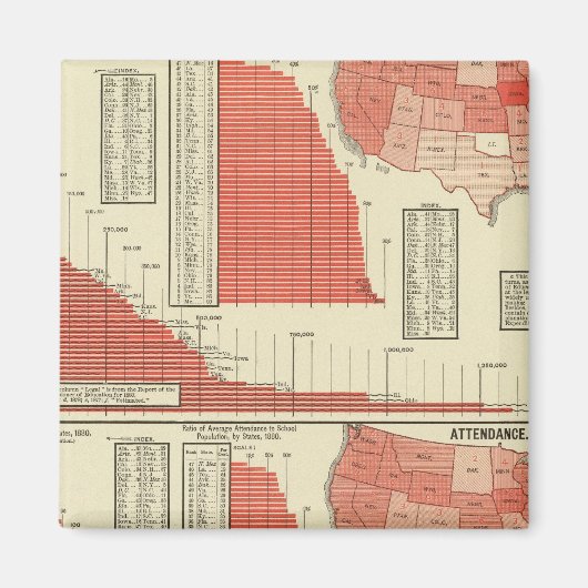 公立学校の入学と出席 マグネット (正面)