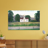 公立学校の外観 キャンバスプリント (インサイチュ (リビング))