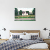 公立学校の外観 キャンバスプリント (インサイチュ (寝室))