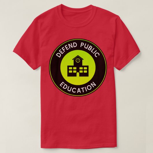 公立教育支援学校を守る Tシャツ (デザイン正面)