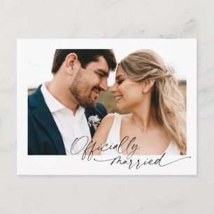 公結婚した式結婚の駆け落ち ポストカード
