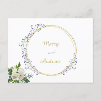 公結婚式はがき  ポストカード